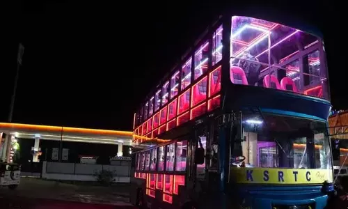 KSRTC ने मुन्नार के लिए ग्लास पैनल वाली डबल डेकर बस शुरू