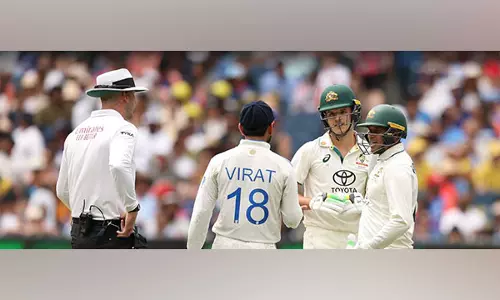 Alex Carey ने कोंस्टास-कोहली के कंधे टकराने पर खुलकर बात की Alex Carey ने कोंस्टास-कोहली के कंधे टकराने पर खुलकर बात की