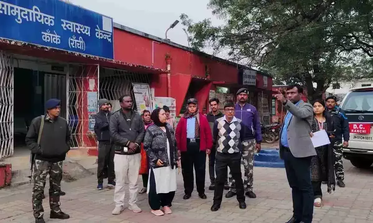 Ranchi: नए साल के पहले दिन सिमडेगा मंडल कारा मे औचक छापामारी