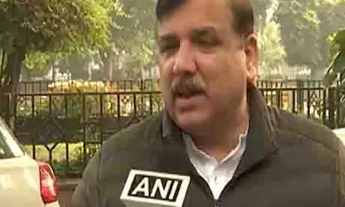 संजय सिंह ने केजरीवाल की आलोचना करने पर BJP की आलोचना की संजय सिंह ने केजरीवाल की आलोचना करने पर BJP की आलोचना की