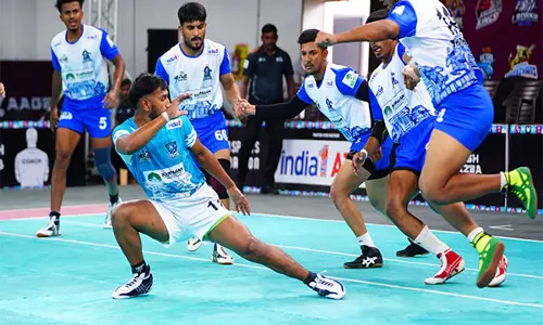 Youth Kabaddi Series: यूपी फाल्कन्स ने डिविजन 2 में पहला स्थान हासिल किया, फाइनल में चंडीगढ़ चार्जर्स से भिड़ेंगे Youth Kabaddi Series: यूपी फाल्कन्स ने डिविजन 2 में पहला स्थान हासिल किया, फाइनल में चंडीगढ़ चार्जर्स से भिड़ेंगे