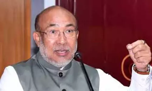 Manipur के मुख्यमंत्री ने राज्य में प्रधानमंत्री की अनुपस्थिति पर कांग्रेस की आलोचना