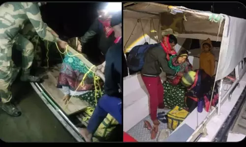 Guwahati : बीएसएफ ने गर्भवती महिला को सुरक्षित अस्पताल में पहुंचाया Guwahati : बीएसएफ ने गर्भवती महिला को सुरक्षित अस्पताल में पहुंचाया