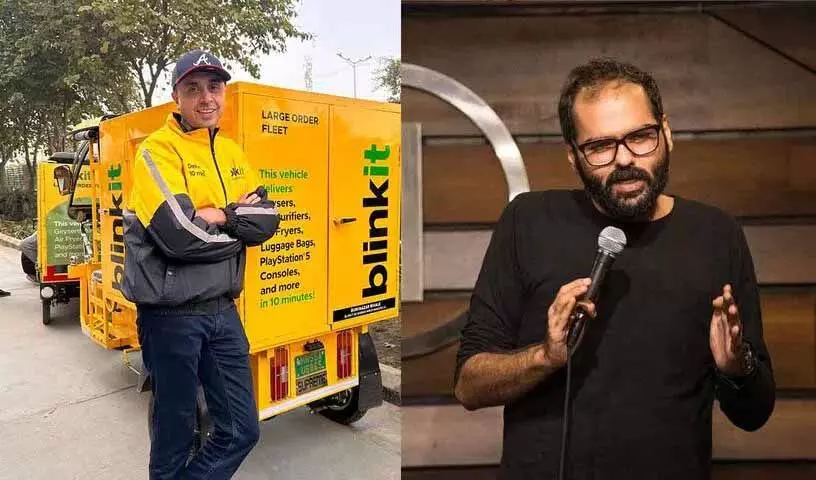 Kunal Kamra और ब्लिंकिट के CEO अलबिंदर ढींडसा के बीच अनुचित वेतन को लेकर टकराव