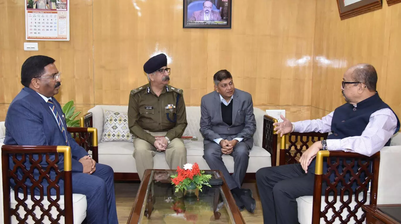 DGP और  मुख्य सचिव मिले राज्यपाल डेका से, नए वर्ष की शुभकामनाएं दी