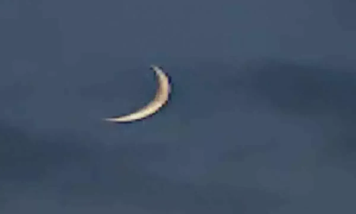 Red Moon Rajab Rajab के लिए अर्धचंद्र दिखा, शब-ए-मेराज 28 जनवरी को मनाया जाएगा | Rajab ...