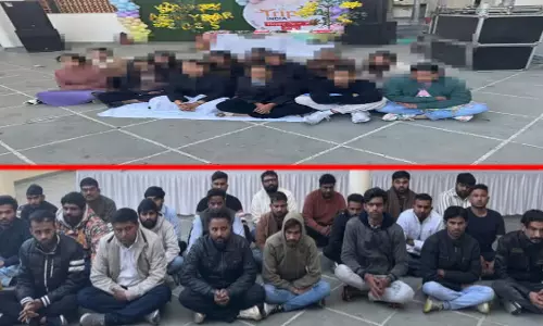 रेव पार्टी: 40 लोगों को पुलिस ने किया गिरफ्तार, लड़कियां भी शामिल, मच गई अफरातफरी रेव पार्टी: 40 लोगों को पुलिस ने किया गिरफ्तार, लड़कियां भी शामिल, मच गई अफरातफरी