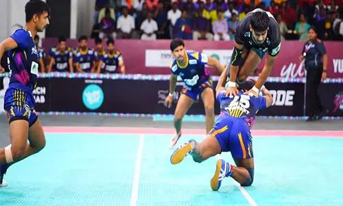 Youth Kabaddi Series: यूपी फाल्कन्स ने चंडीगढ़ चार्जर्स को हराकर डिविजन 2 का खिताब जीता Youth Kabaddi Series: यूपी फाल्कन्स ने चंडीगढ़ चार्जर्स को हराकर डिविजन 2 का खिताब जीता