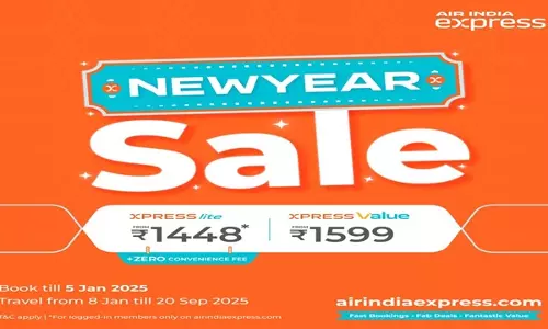 Air India Express न्यू ईयर सेल, सिर्फ ₹1,448 से बुक करें फ्लाइट टिकट