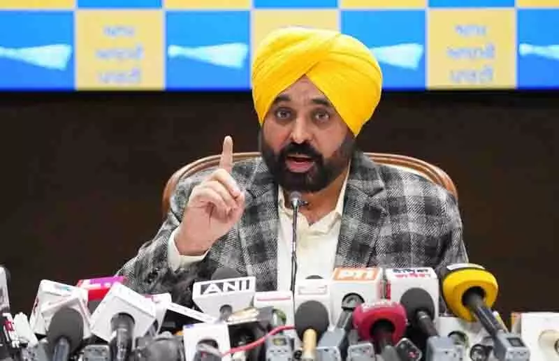 Bhagwant Mann: केंद्र सरकार रद्द किए, कृषि कानूनों को वापस लाने की कोशिश कर रही