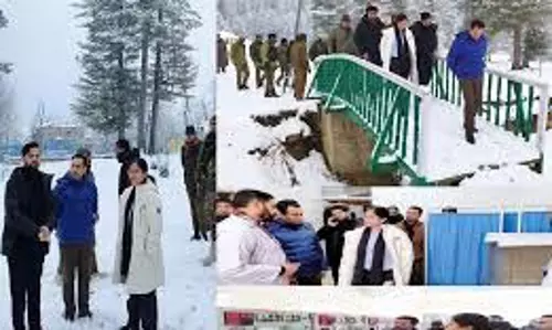 डीसी कुपवाड़ा ने लोलाब स्नो फेस्टिवल की व्यवस्थाओं का निरीक्षण किया डीसी कुपवाड़ा ने लोलाब स्नो फेस्टिवल की व्यवस्थाओं का निरीक्षण किया