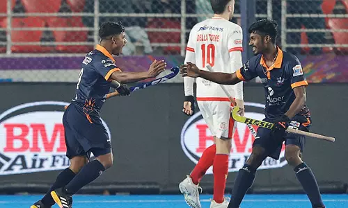 HIL: सुदीप, आकाशदीप, जोबनप्रीत ने यूपी रुद्र को सूरमा हॉकी क्लब पर जीत दिलाई