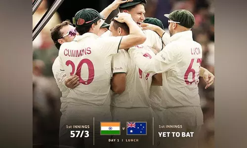 Sydney Test: ऑस्ट्रेलिया ने भारत के खिलाफ पहले सत्र में तीन विकेट चटकाकर आत्मविश्वास से भरी शुरुआत की