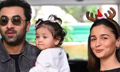 Ranbir ने आलिया को किस किया और राहा उन्हें आंखों से देखती रही