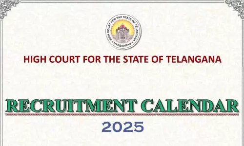 Telangana HC भर्ती कैलेंडर 2025 जारी Telangana HC भर्ती कैलेंडर 2025 जारी