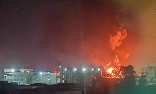 Syria के खलखलह हवाई अड्डे पर भीषण विस्फोट, इजरायली हवाई हमले का शक Syria के खलखलह हवाई अड्डे पर भीषण विस्फोट, इजरायली हवाई हमले का शक