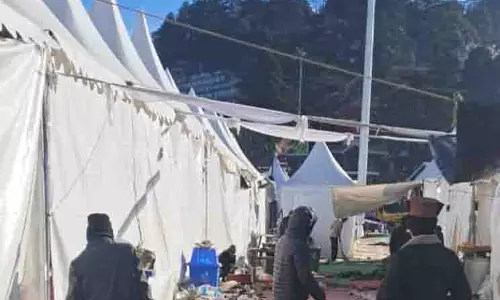 Shimla की रिज की छवि कूड़े से खराब