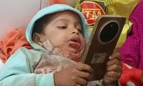 Shivpuri: तीन साल का मासूम बच्चा दो मंजिल मकान की छत से गिरा