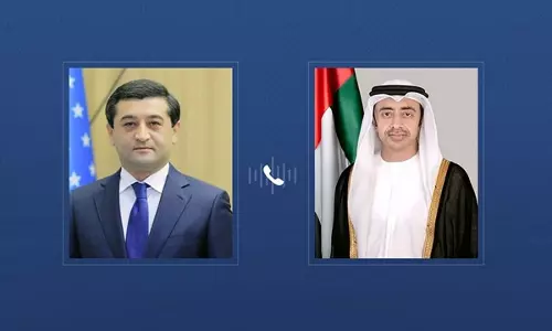 Abdullah bin Zayed और उज्बेकिस्तान के विदेश मंत्री ने फोन पर द्विपक्षीय संबंधों को बढ़ाने पर चर्चा की