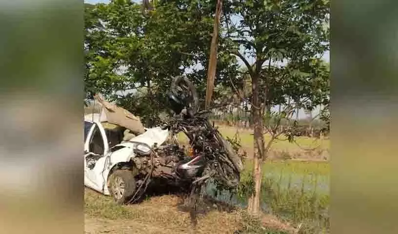 Nalgonda में सड़क दुर्घटना में दो लोगों की मौत