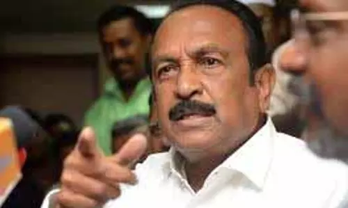 डीएमके गठबंधन 2026 के चुनावों में जीत हासिल करेगा: Vaiko डीएमके गठबंधन 2026 के चुनावों में जीत हासिल करेगा: Vaiko