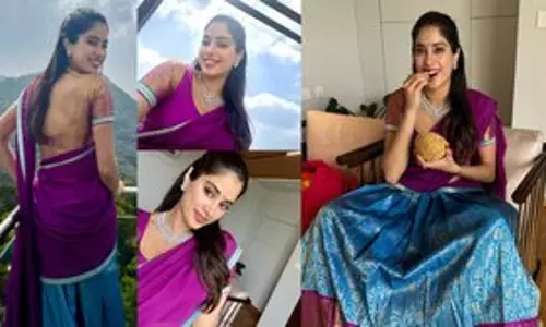 Janhvi Kapoor के नए साल के आहार में एक बड़ा लड्डू शामिल