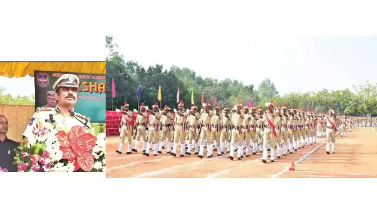 Telangana: 522 पुलिस रिक्रूटों ने प्रशिक्षण पूरा किया Telangana: 522 पुलिस रिक्रूटों ने प्रशिक्षण पूरा किया