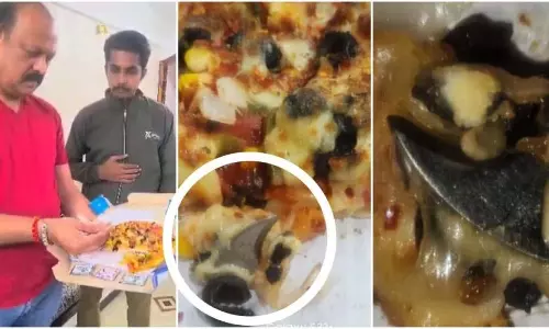 Pimpri: पिज्जा में चाकू का टुकड़ा मिला, मैनेजर ने पहले तो मना किया लेकिन बाद में मान लिया Pimpri: पिज्जा में चाकू का टुकड़ा मिला, मैनेजर ने पहले तो मना किया लेकिन बाद में मान लिया