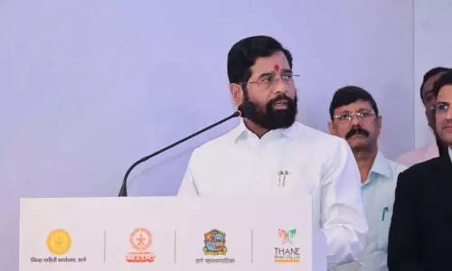 उपमुख्यमंत्री एकनाथ शिंदे ने ठाणे में व्यापार मेले में भाग लिया