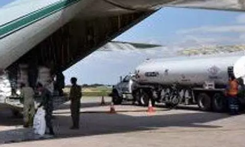 मिस्र ने Syria के लिए राहत विमान भेजा