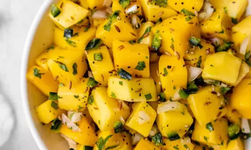 मसालेदार आम साल्सा रेसिपी मसालेदार आम साल्सा रेसिपी