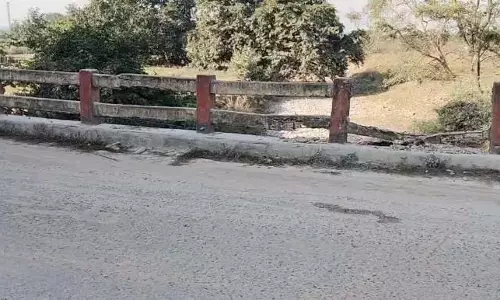 रल्ला वागु पुल गिरा, Mulugu जिले में यातायात प्रभावित