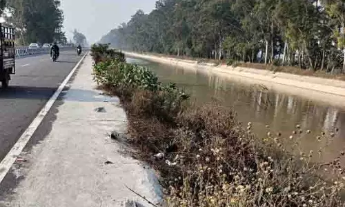 Ludhiana: बिना रेलिंग के नहर वाली सड़क यात्रियों की जान जोखिम में डालती