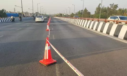 NCR Gurugram: फ्लाईओवर क्षतिग्रस्त होने हीरो होंडा फ्लाईओवर पर एक लेन बंद हुई