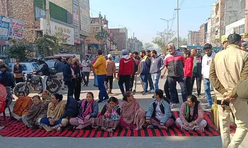 Haryana :  सिरसा में पानी की कमी को लेकर लोगों ने सड़क जाम किया