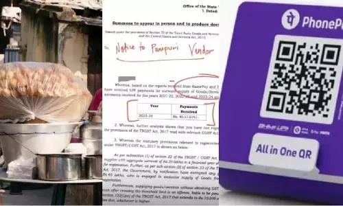 पानी पूरी की दुकान पर आया GST का नोटिस: व्यापारी बॉक्स स्टोर इस्तेमाल करने से डर रहे पानी पूरी की दुकान पर आया GST का नोटिस: व्यापारी बॉक्स स्टोर इस्तेमाल करने से डर रहे