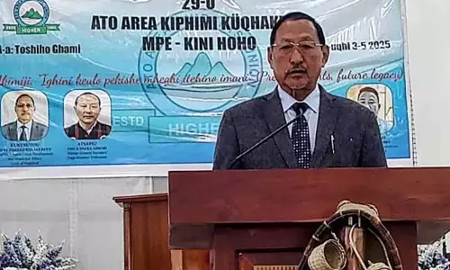 Nagaland : झालेओ ने गुणवत्तापूर्ण शिक्षा का आह्वान किया