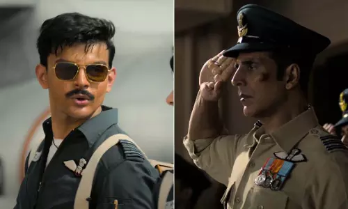 Sky Force Trailer: अक्षय कुमार वीर पहाड़िया को पाकिस्तान से वापस लाने के लिए संघर्ष करते दिखे Sky Force Trailer: अक्षय कुमार वीर पहाड़िया को पाकिस्तान से वापस लाने के लिए संघर्ष करते दिखे