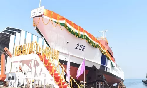 Goa शिपयार्ड लिमिटेड ने भारतीय तटरक्षक बल के लिए दो स्वदेशी तीव्र गश्ती जहाज लॉन्च किए Goa शिपयार्ड लिमिटेड ने भारतीय तटरक्षक बल के लिए दो स्वदेशी तीव्र गश्ती जहाज लॉन्च किए