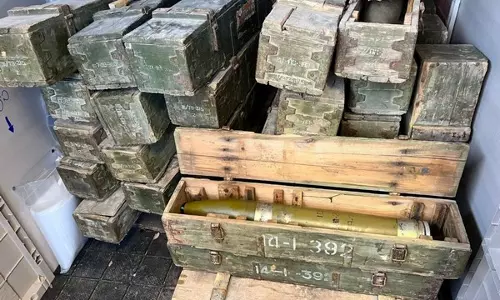 Israeli सेना ने सीरियाई विसैन्यीकृत क्षेत्र में हथियार बरामद किए Israeli सेना ने सीरियाई विसैन्यीकृत क्षेत्र में हथियार बरामद किए