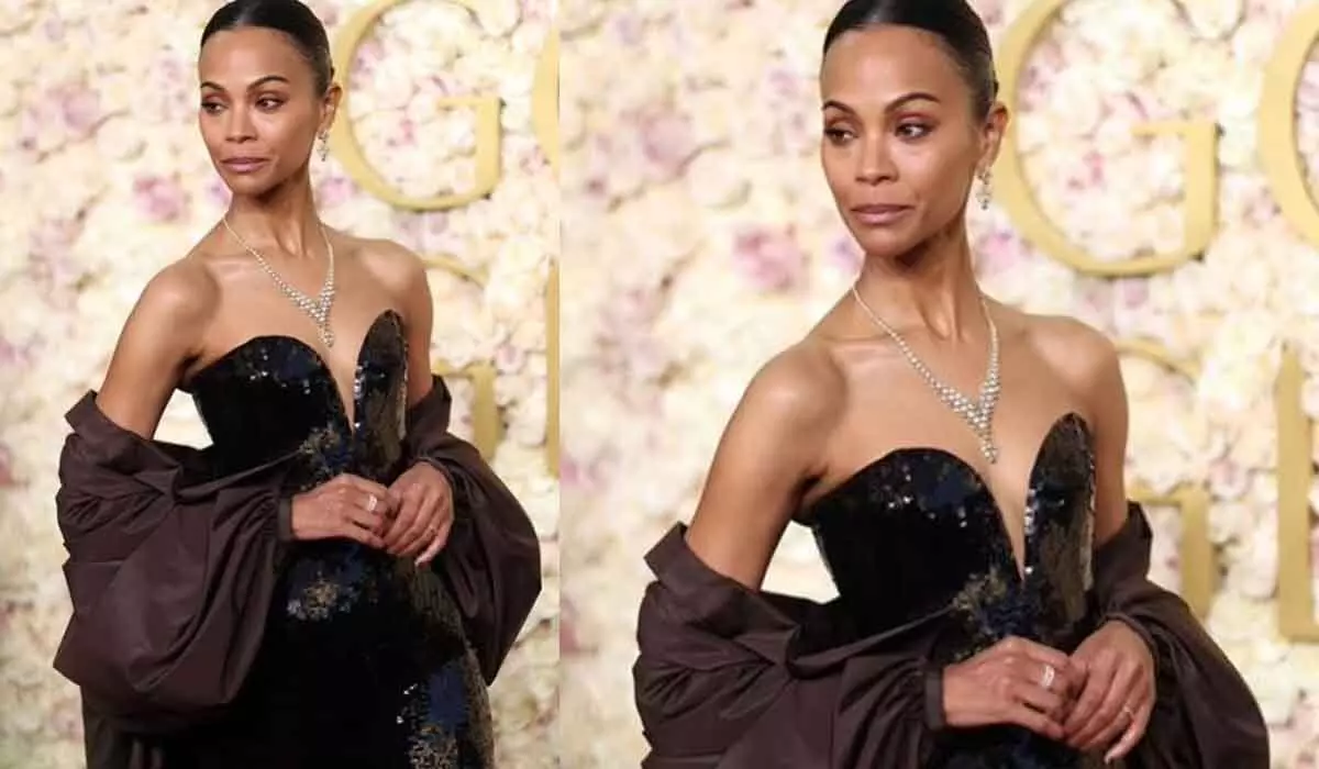 Zoe Saldana ने एमिलिया पेरेज़ के लिए अपना पहला गोल्डन ग्लोब जीता