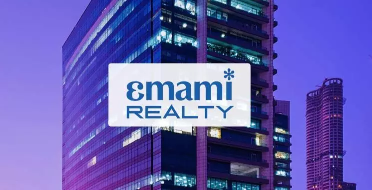 Emami Realty शेयर की कीमत में -4.98% कम