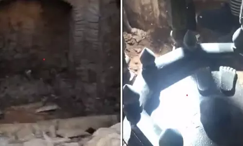 जमीन धंस रही थी, वहां मिली 500 साल पुरानी शिव मंदिर