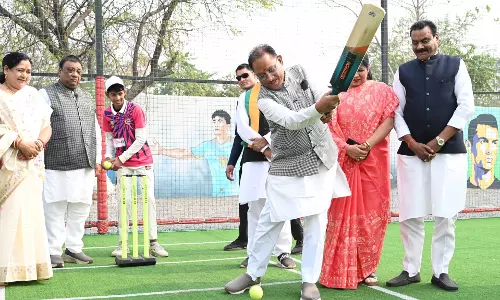 CM विष्णुदेव साय ने भव्य स्पोर्ट्स स्टेडियम का किया लोकार्पण