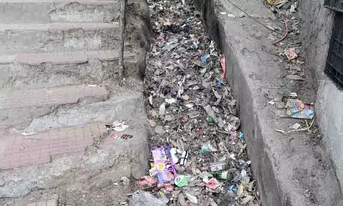 Himachal: शिमला में 103 टनल रेन शेल्टर के पास नाले में कूड़ा