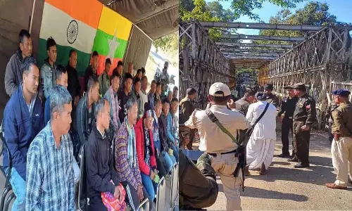 Manipur ने 26 म्यांमार नागरिकों को अंतर्राष्ट्रीय सीमा के रास्ते वापस भेजा