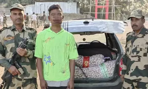 Meghalaya : बीएसएफ ने तस्करी के प्रयास को विफल किया