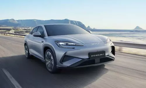 BYD सीलियन 7 भारत मोबिलिटी एक्सपो 2025 में भारत में पहली बार पेश किया जाएगा BYD सीलियन 7 भारत मोबिलिटी एक्सपो 2025 में भारत में पहली बार पेश किया जाएगा