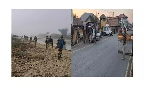 Manipur : सुरक्षा बलों की संवेदनशील क्षेत्रों में नजर, NH-37 पर वाहनों की आवाजाही सुनिश्चित की Manipur : सुरक्षा बलों की संवेदनशील क्षेत्रों में नजर, NH-37 पर वाहनों की आवाजाही सुनिश्चित की
