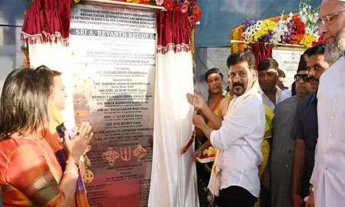 तेलंगाना के CM ने हैदराबाद के दूसरे सबसे लंबे फ्लाईओवर का किया उद्घाटन